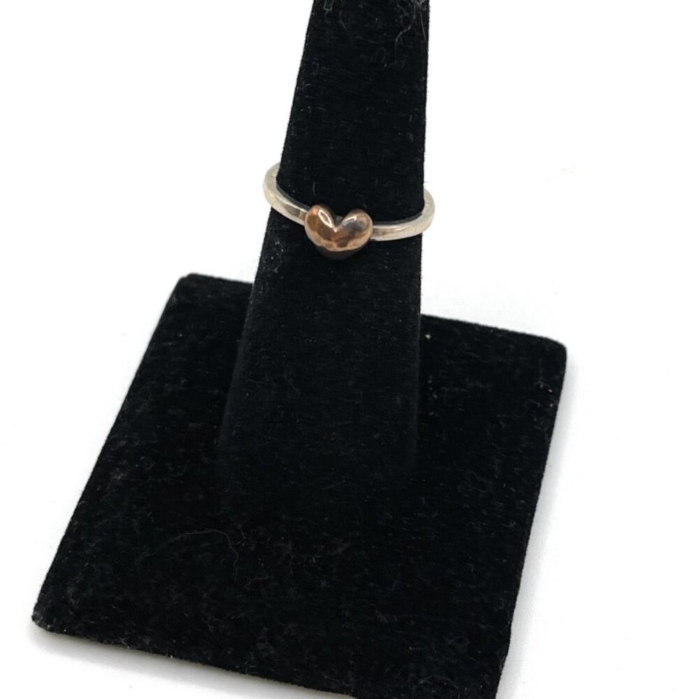 R2819 Retired Silpada Heart Ring Size 6